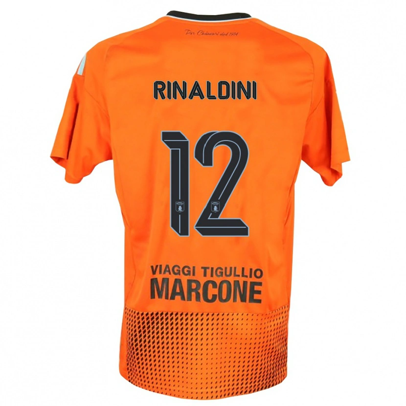 Danxen Men Ruben Rinaldini #12 Dark Orange Blue Goalkeeper Jersey 2025/26 T-Shirt