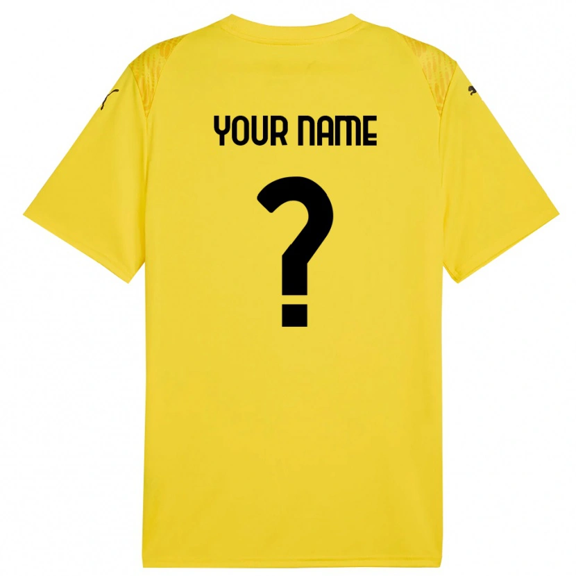 Danxen Men US Salernitana 1919 Yellow Black Goalkeeper Jersey 2025/26 T-Shirt