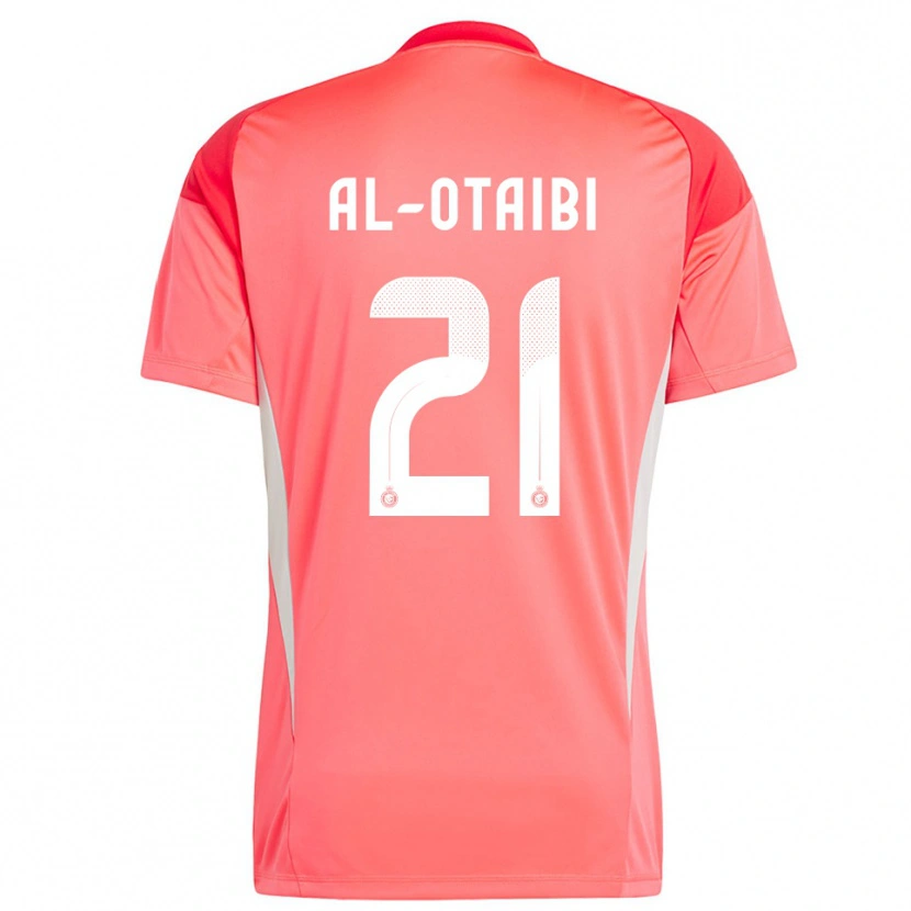 Danxen Men Abdulrahman Al-Otaibi #21 Red Orange Yellow Goalkeeper Jersey 2025/26 T-Shirt