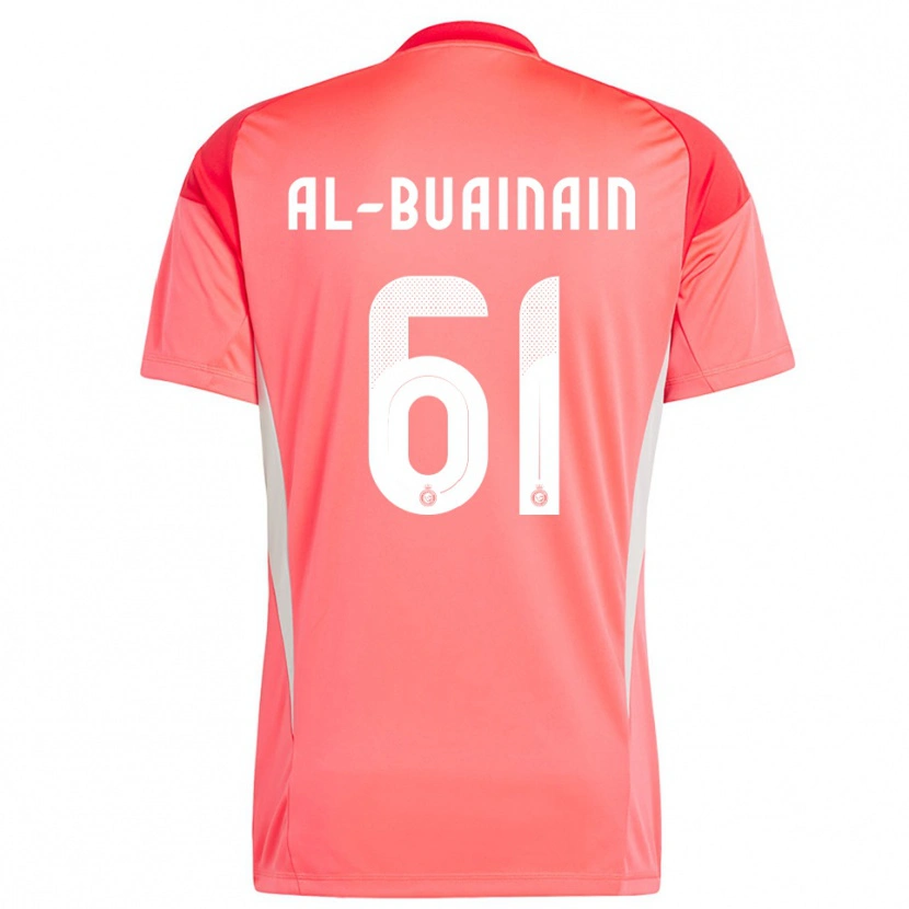 Danxen Men Mubarak Al-Buainain #61 Red Orange Yellow Goalkeeper Jersey 2025/26 T-Shirt