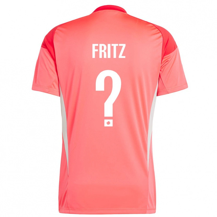 Danxen Men Gustav Fritz #0 Red White Goalkeeper Jersey 2025/26 T-Shirt