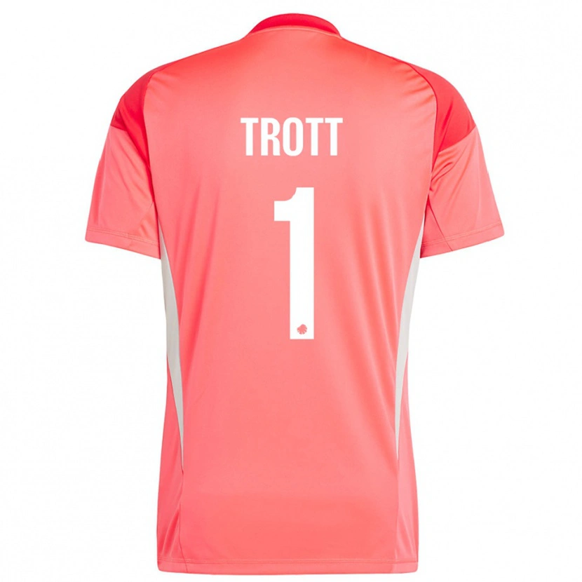 Danxen Men Nathan Trott #1 Red White Goalkeeper Jersey 2025/26 T-Shirt