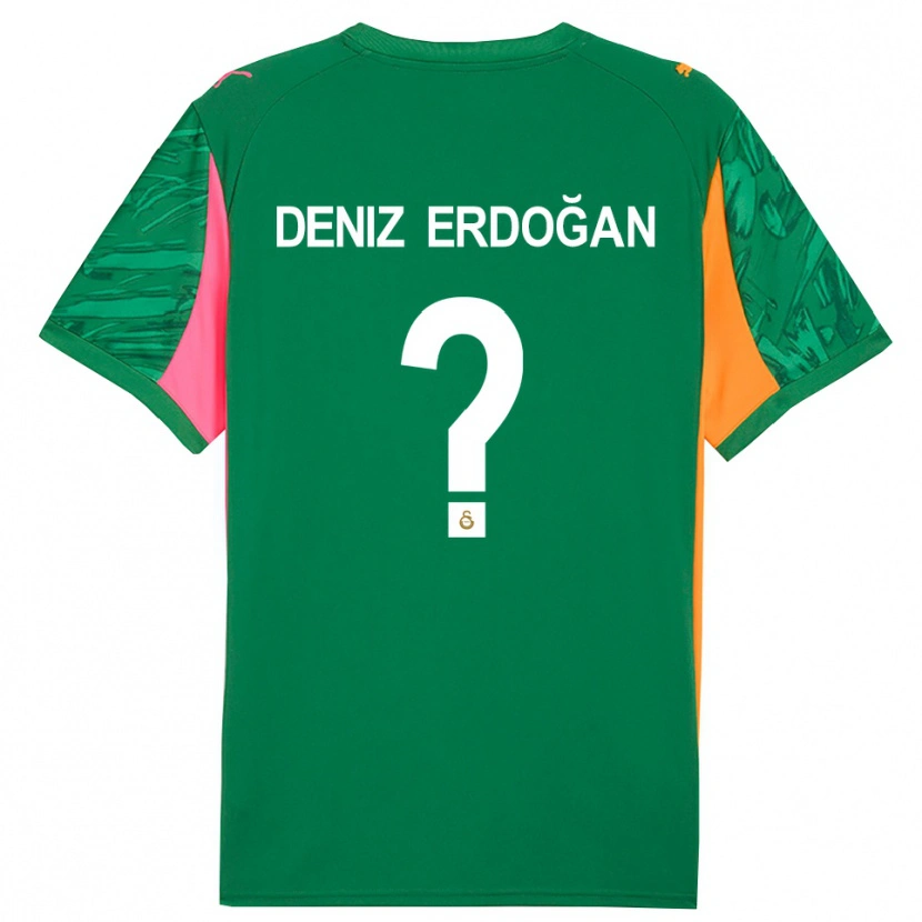 Danxen Men Ali Deniz Erdoğan #0 Green Orange Pink Goalkeeper Jersey 2025/26 T-Shirt