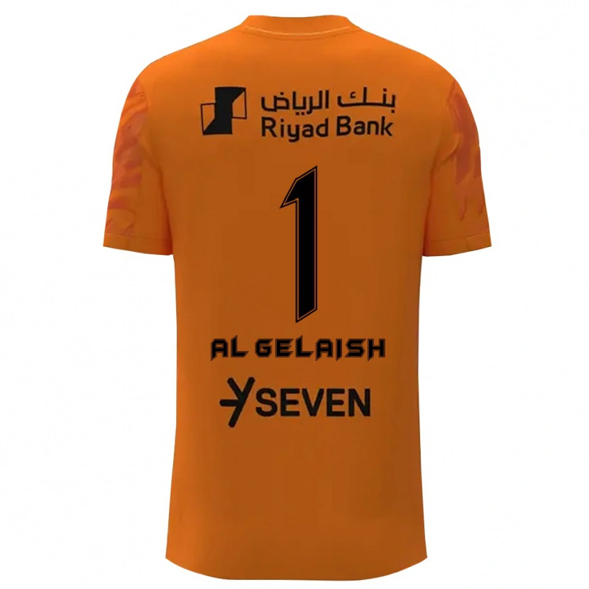 Danxen Men Nawal Al Gelaish #1 Dark Orange Black Goalkeeper Jersey 2025/26 T-Shirt