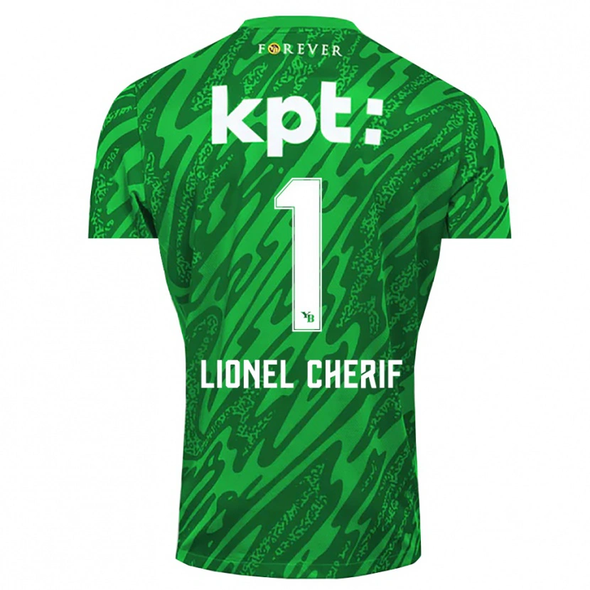 Danxen Men Kader Cherif #1 Green White Goalkeeper Jersey 2025/26 T-Shirt