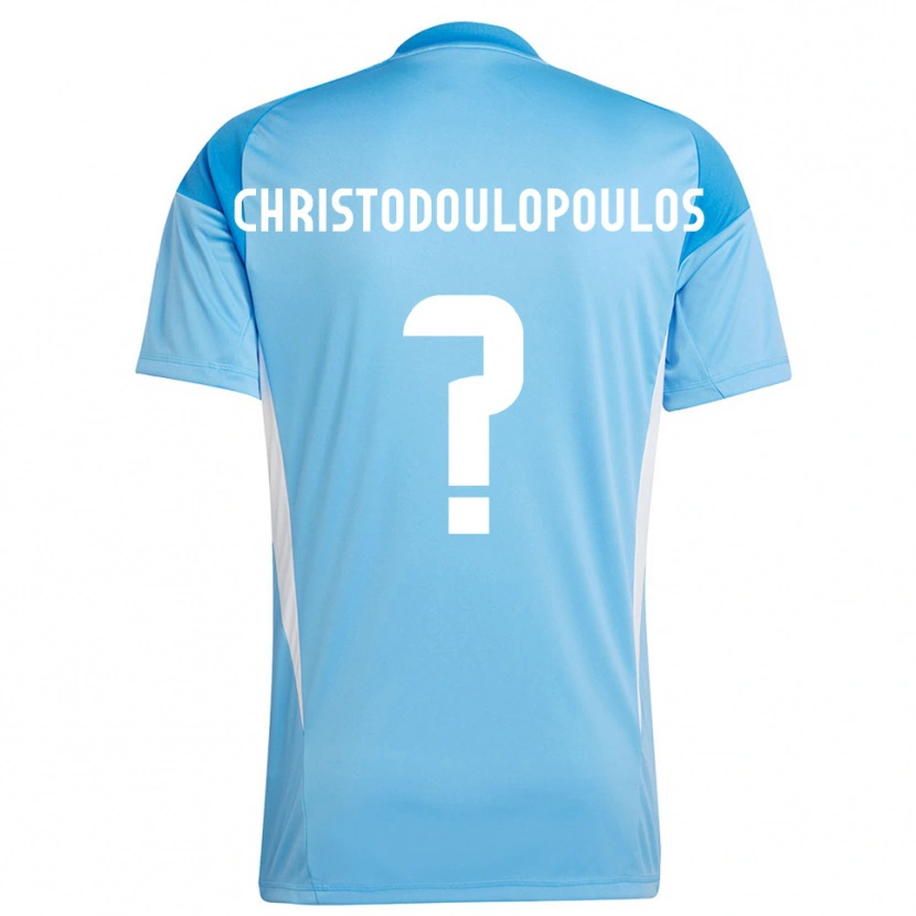 Danxen Men Giannis Christodoulopoulos #0 Deep Sky Blue Goalkeeper Jersey 2025/26 T-Shirt