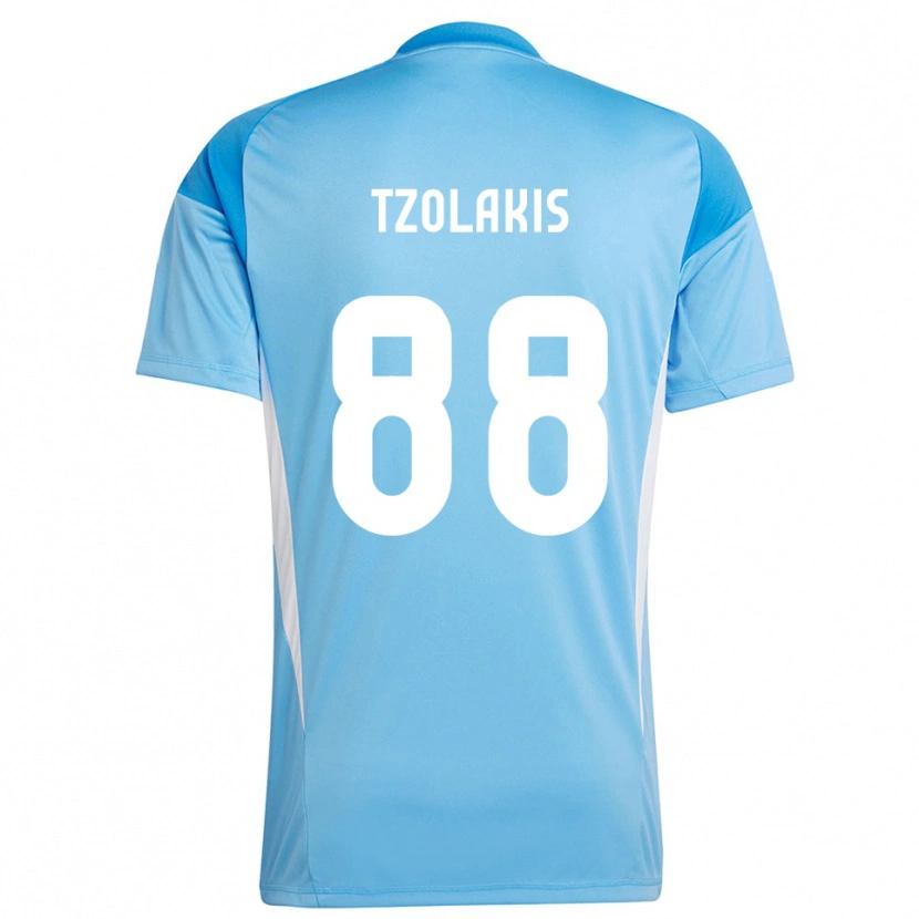 Danxen Men Konstantinos Tzolakis #88 Deep Sky Blue Goalkeeper Jersey 2025/26 T-Shirt