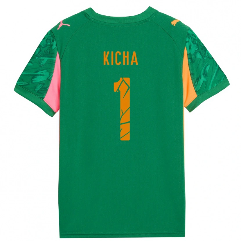 Danxen Men Tymofiy Kicha #1 Green Orange Pink Goalkeeper Jersey 2025/26 T-Shirt