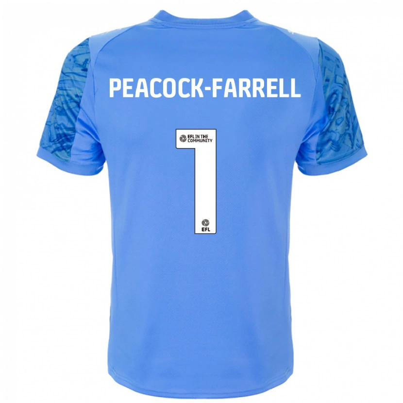 Danxen Men Bailey Peacock-Farrell #1 Dodger Blue Goalkeeper Jersey 2025/26 T-Shirt