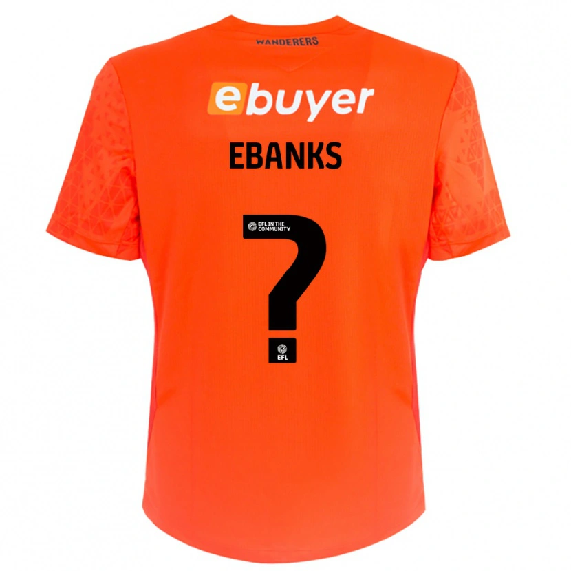 Danxen Men Eve Ebanks #0 Orange Black Goalkeeper Jersey 2025/26 T-Shirt