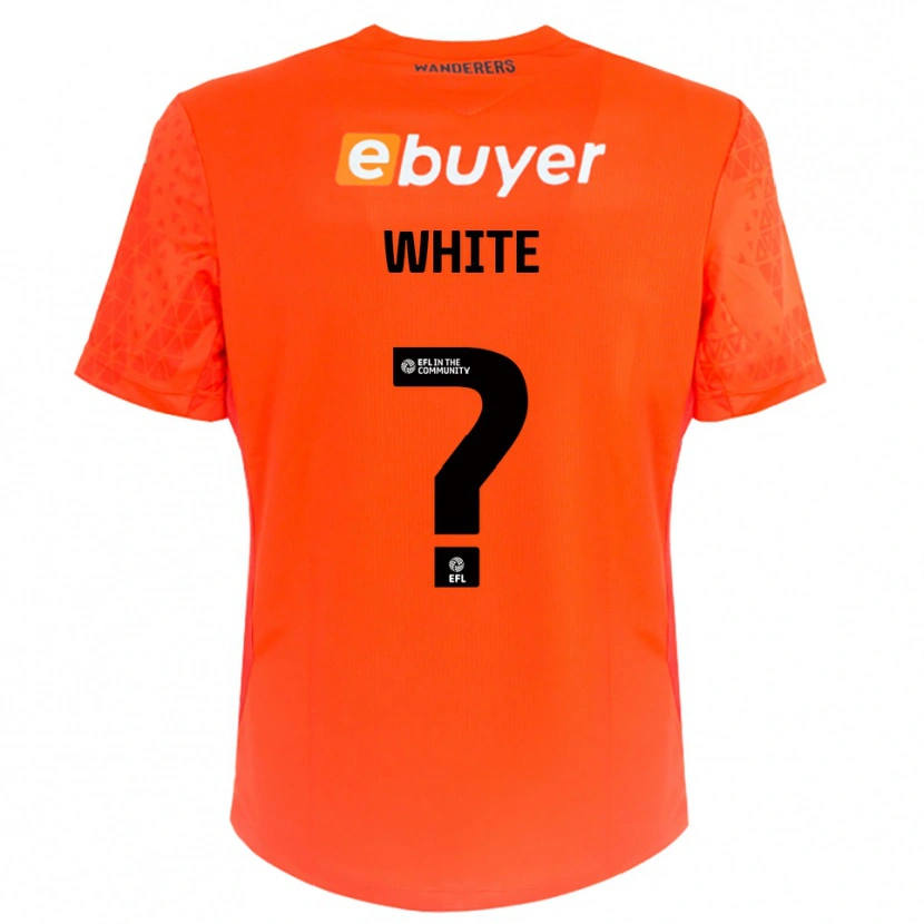 Danxen Men Annabelle White #0 Orange Black Goalkeeper Jersey 2025/26 T-Shirt