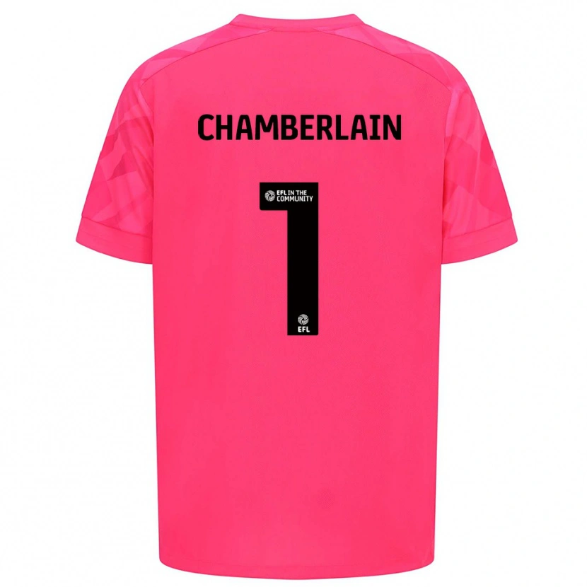 Danxen Men Ceryn Chamberlain #1 Rose Pink Goalkeeper Jersey 2025/26 T-Shirt