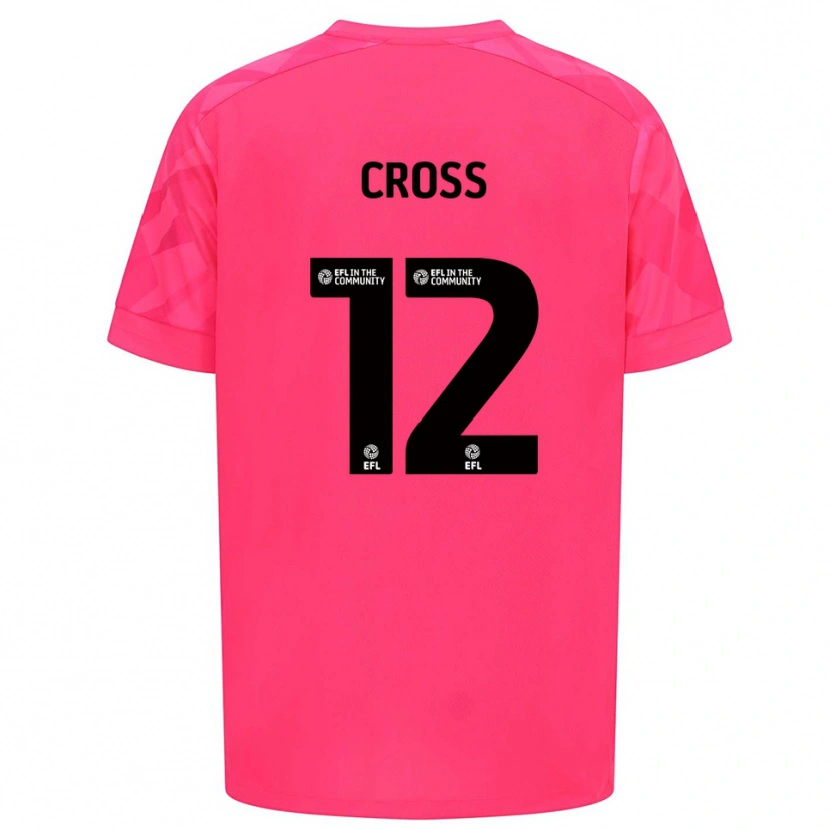 Danxen Men Alex Cross #12 Rose Pink Goalkeeper Jersey 2025/26 T-Shirt