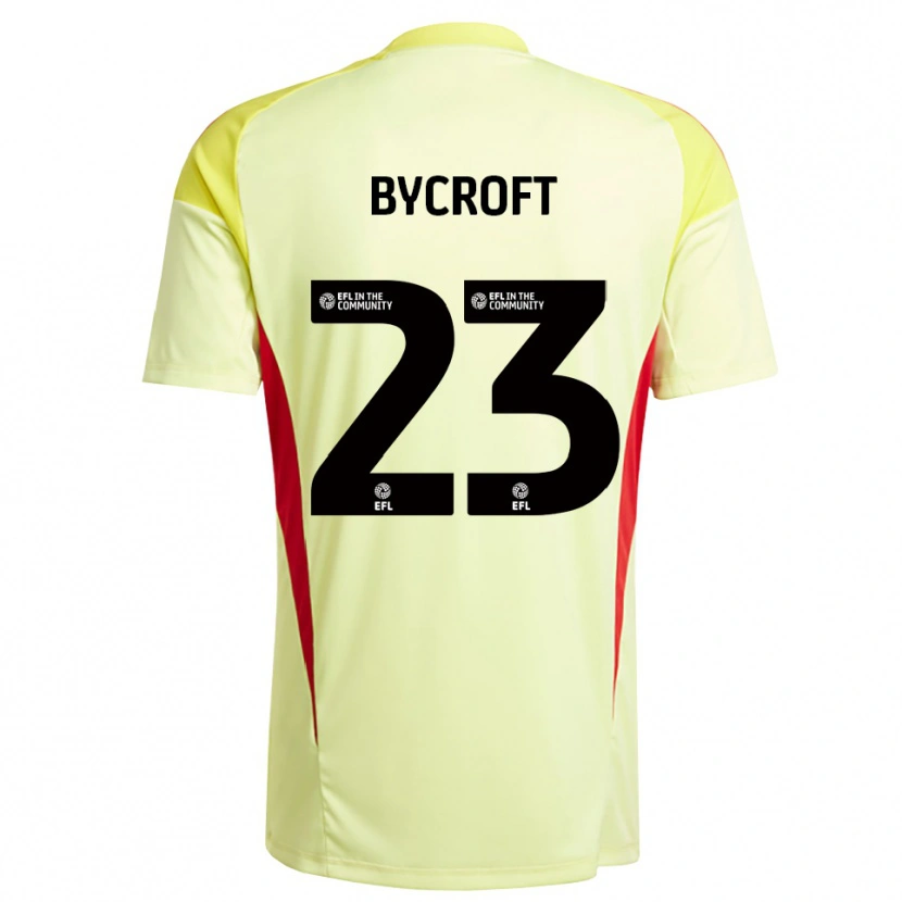 Danxen Men Jack Bycroft #23 Light Yellow Goalkeeper Jersey 2025/26 T-Shirt