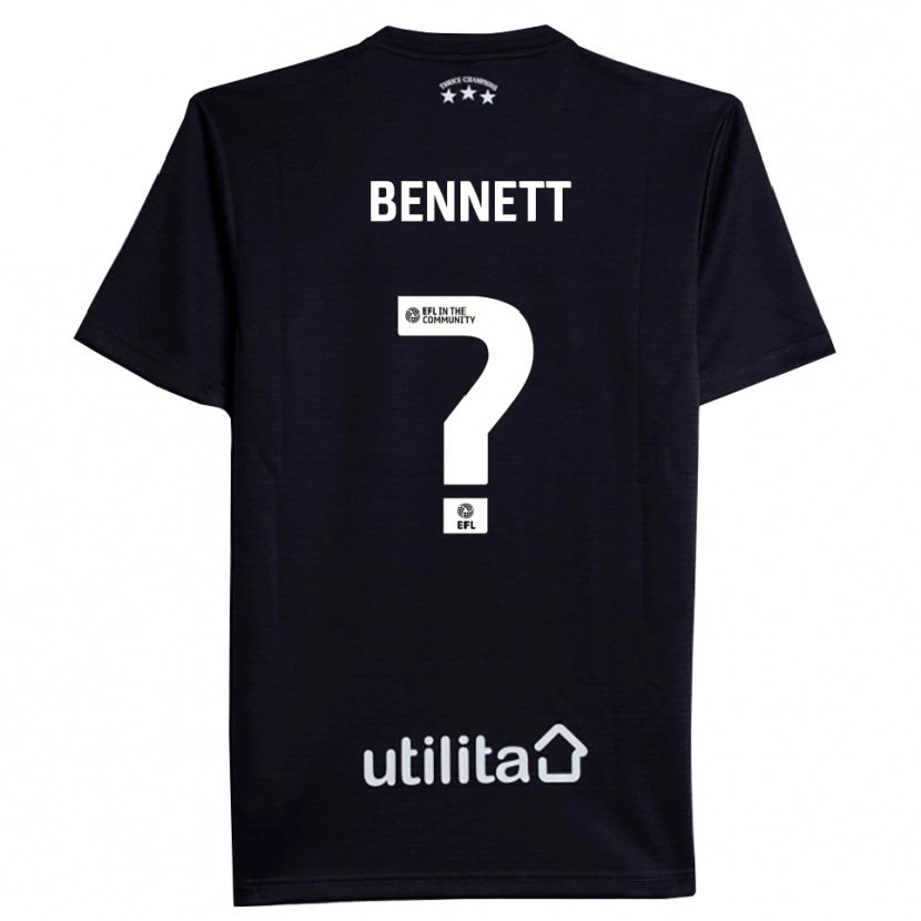 Danxen Men Hugo Bennett #0 Black White Goalkeeper Jersey 2025/26 T-Shirt