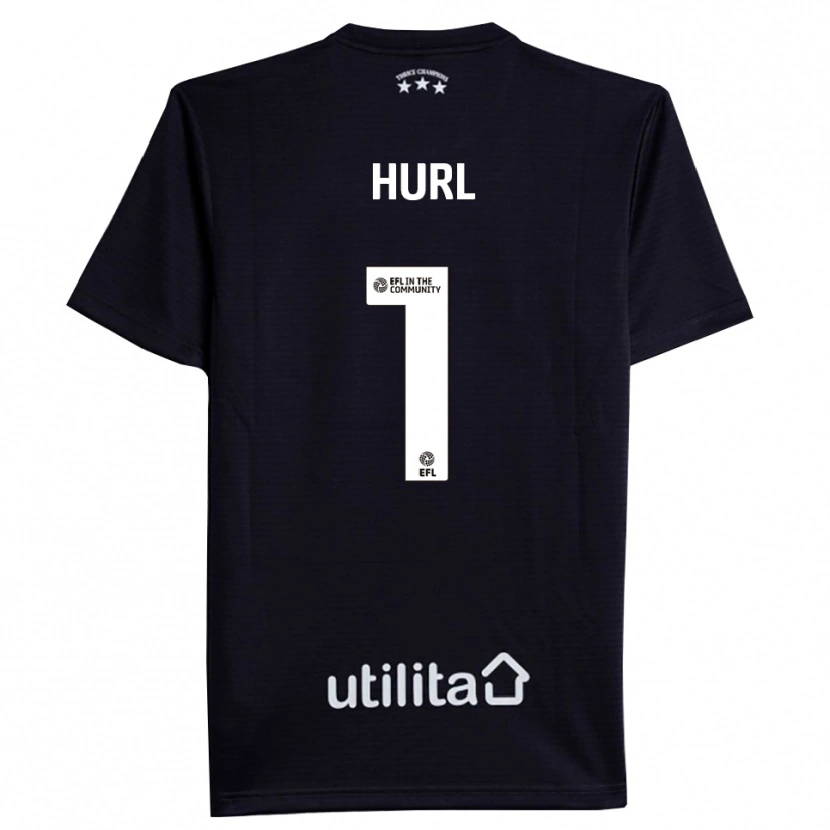 Danxen Men Francis Hurl #1 Black White Goalkeeper Jersey 2025/26 T-Shirt