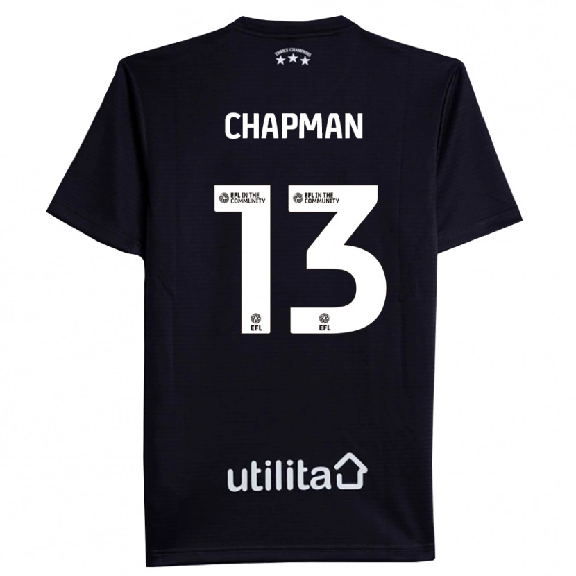 Danxen Men Jacob Chapman #13 Black White Goalkeeper Jersey 2025/26 T-Shirt