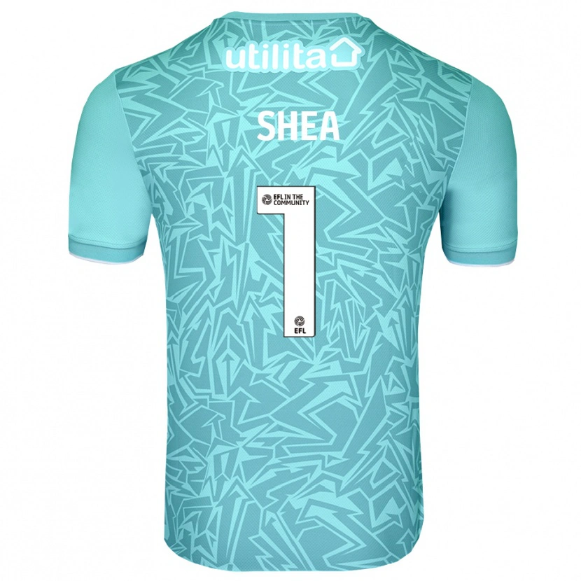 Danxen Men James Shea #1 Light Blue Goalkeeper Jersey 2025/26 T-Shirt