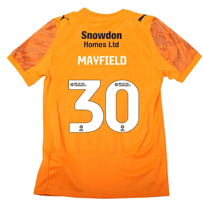 Danxen Men Holly Mayfield #30 Orange Black Goalkeeper Jersey 2025/26 T-Shirt