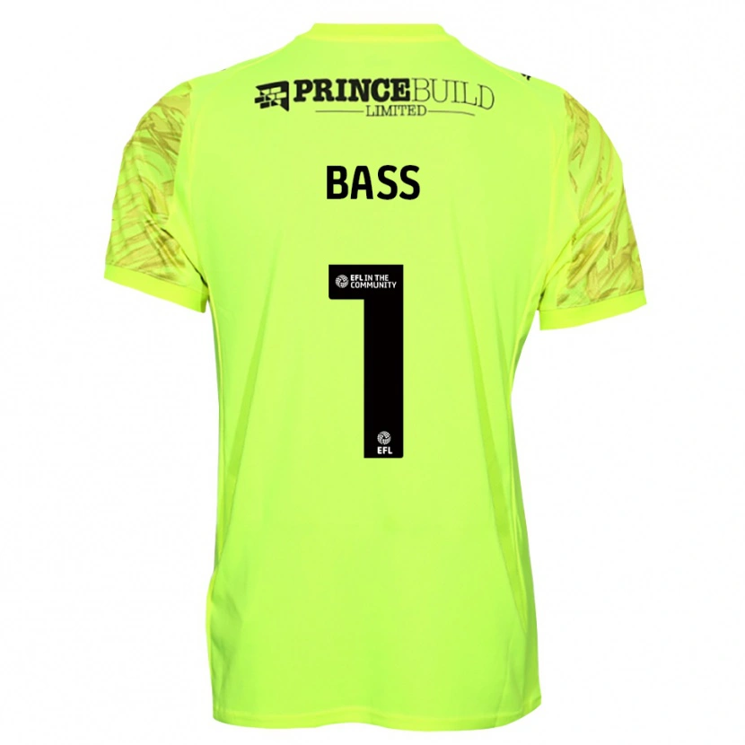 Danxen Men Alex Bass #1 Fluorescent Green Black Goalkeeper Jersey 2025/26 T-Shirt