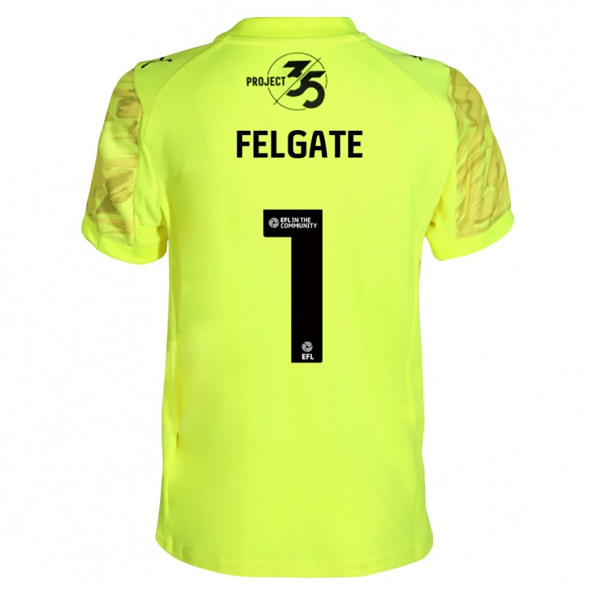 Danxen Men Lily Felgate #1 Fluorescent Green Black Goalkeeper Jersey 2025/26 T-Shirt