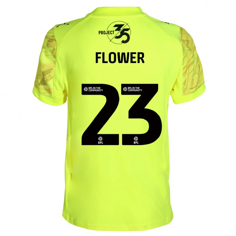 Danxen Men Jack Flower #23 Fluorescent Green Black Goalkeeper Jersey 2025/26 T-Shirt