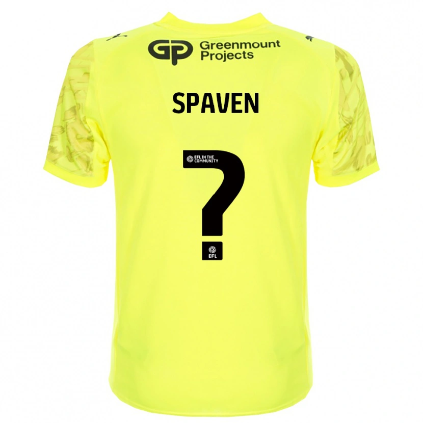 Danxen Men Jake Spaven #0 Fluorescent Green Black Goalkeeper Jersey 2025/26 T-Shirt