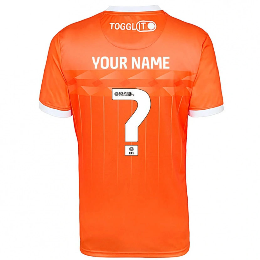 Danxen Men AFC Wimbledon Orange White Goalkeeper Jersey 2025/26 T-Shirt