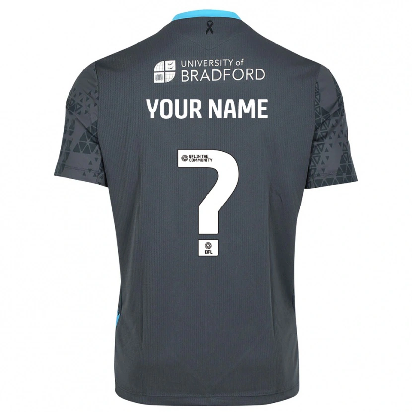 Danxen Men Bradford City Black Gray Goalkeeper Jersey 2025/26 T-Shirt