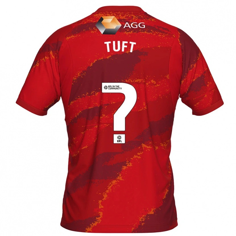 Danxen Men Jacob Tuft #0 Red White Goalkeeper Jersey 2025/26 T-Shirt