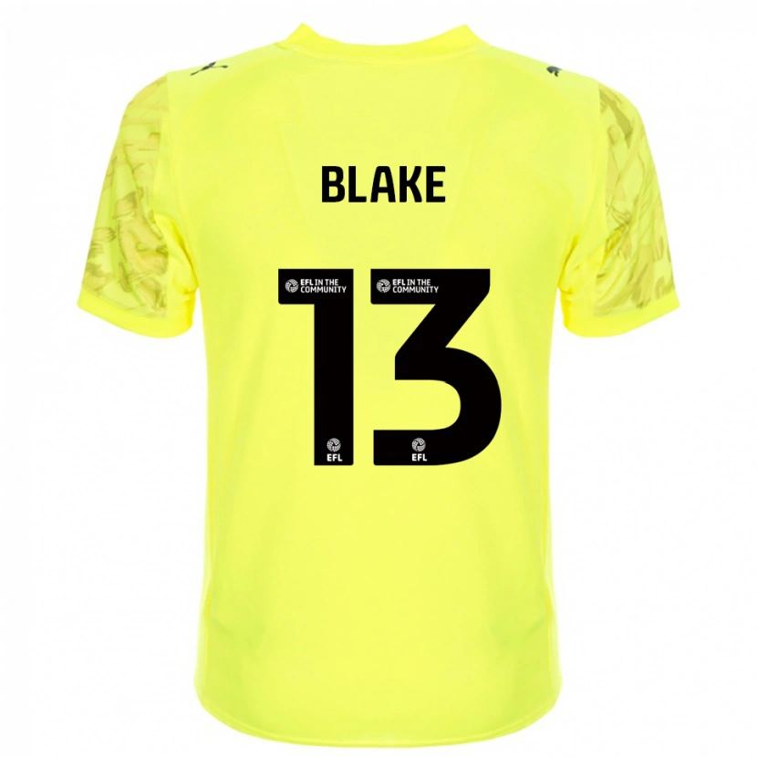 Danxen Men Billy Blake #13 Yellow Black Goalkeeper Jersey 2025/26 T-Shirt