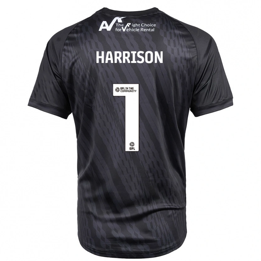 Danxen Men Elyh Harrison #1 Black White Goalkeeper Jersey 2025/26 T-Shirt