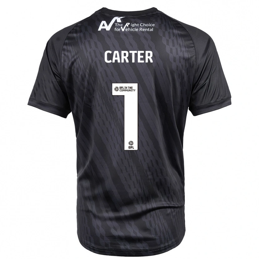 Danxen Men Phoebe Carter #1 Black White Goalkeeper Jersey 2025/26 T-Shirt