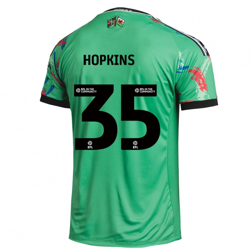 Danxen Men Bailey Hopkins #35 Green Red Goalkeeper Jersey 2025/26 T-Shirt