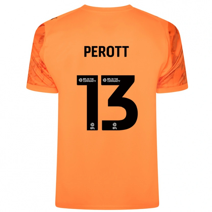 Danxen Men Milai Perott #13 Orange Black Goalkeeper Jersey 2025/26 T-Shirt