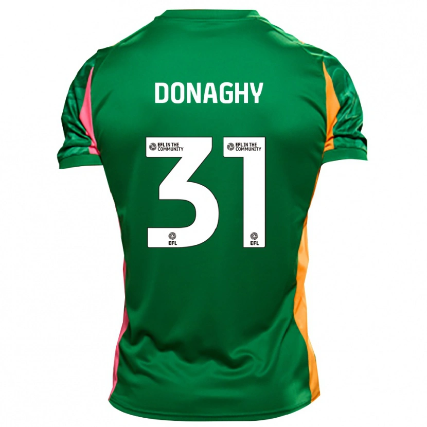 Danxen Men Tom Donaghy #31 Green Orange Goalkeeper Jersey 2025/26 T-Shirt