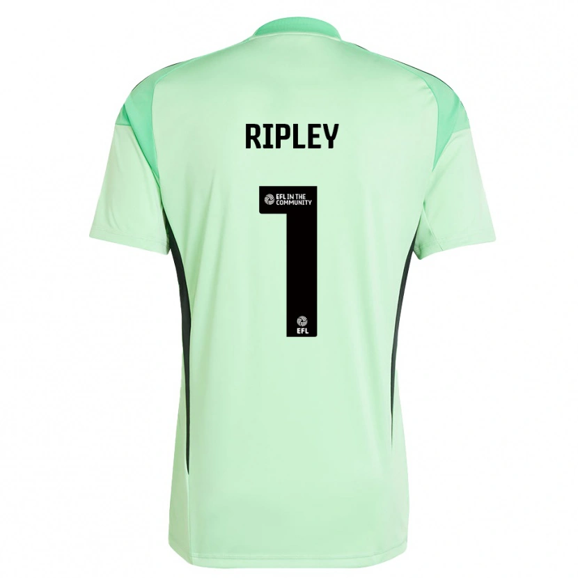 Danxen Men Connor Ripley #1 Light Green Black Goalkeeper Jersey 2025/26 T-Shirt