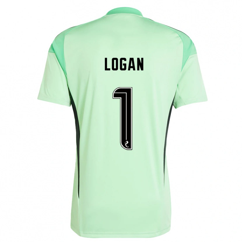 Danxen Men Chloe Logan #1 Light Green Black Goalkeeper Jersey 2025/26 T-Shirt