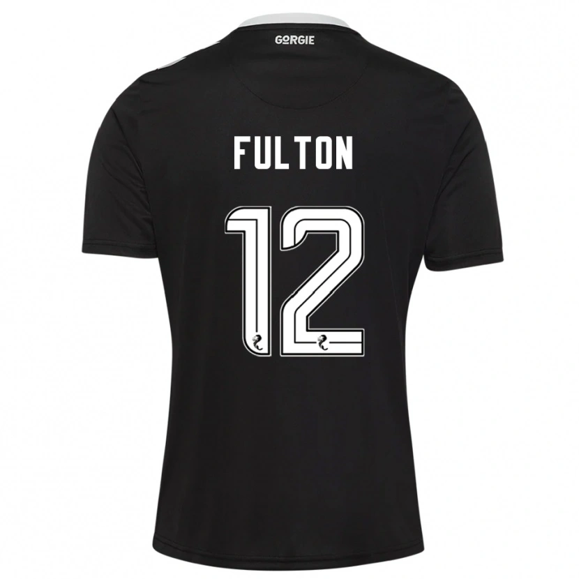 Danxen Men Ryan Fulton #12 Black Burgundy Goalkeeper Jersey 2025/26 T-Shirt