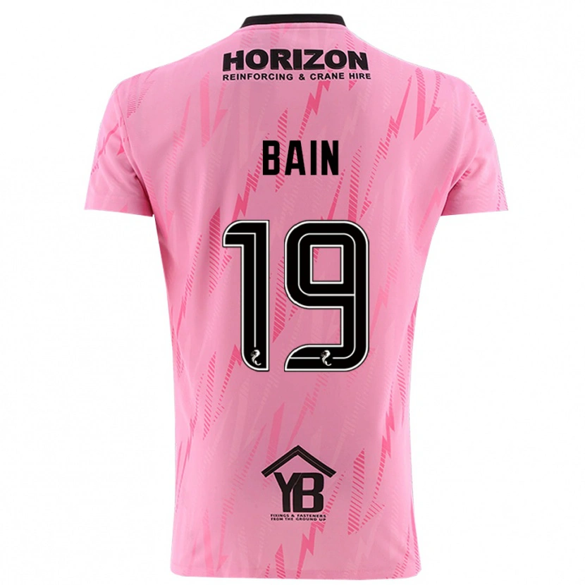 Danxen Men Scott Bain #19 Pink Black Goalkeeper Jersey 2025/26 T-Shirt
