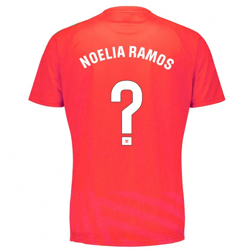 Danxen Men Noelia Ramos Álvarez #0 Red White Goalkeeper Jersey 2025/26 T-Shirt