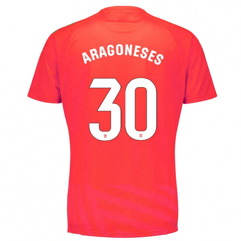 Danxen Men Sergio Aragoneses #30 Red White Goalkeeper Jersey 2025/26 T-Shirt