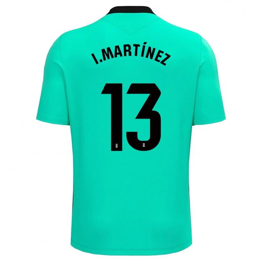 Danxen Men Iván Martínez #13 Green Black Goalkeeper Jersey 2025/26 T-Shirt