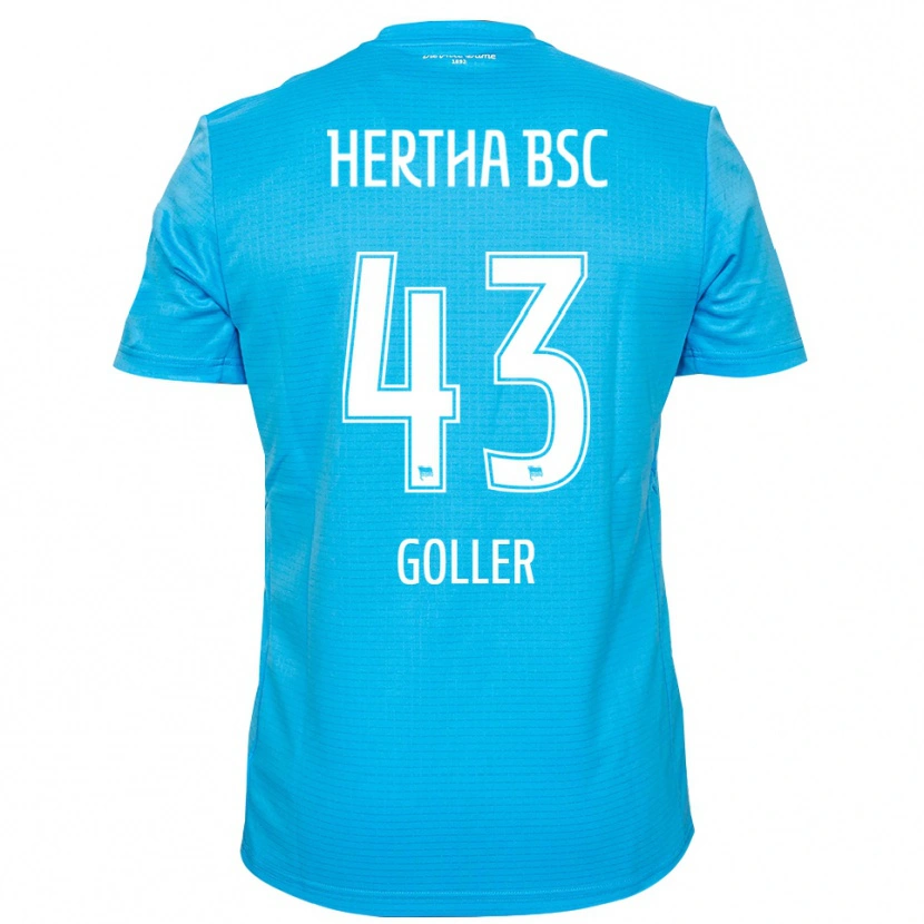 Danxen Men Tim Goller #43 Light Blue White Goalkeeper Jersey 2025/26 T-Shirt