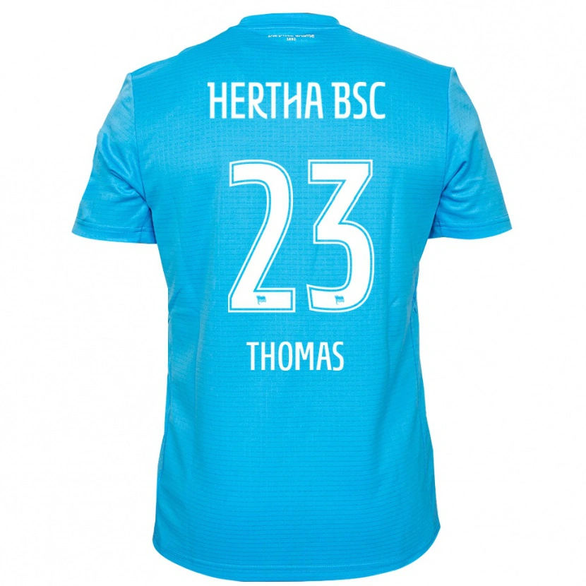 Danxen Men Aaliyah Thomas #23 Light Blue White Goalkeeper Jersey 2025/26 T-Shirt