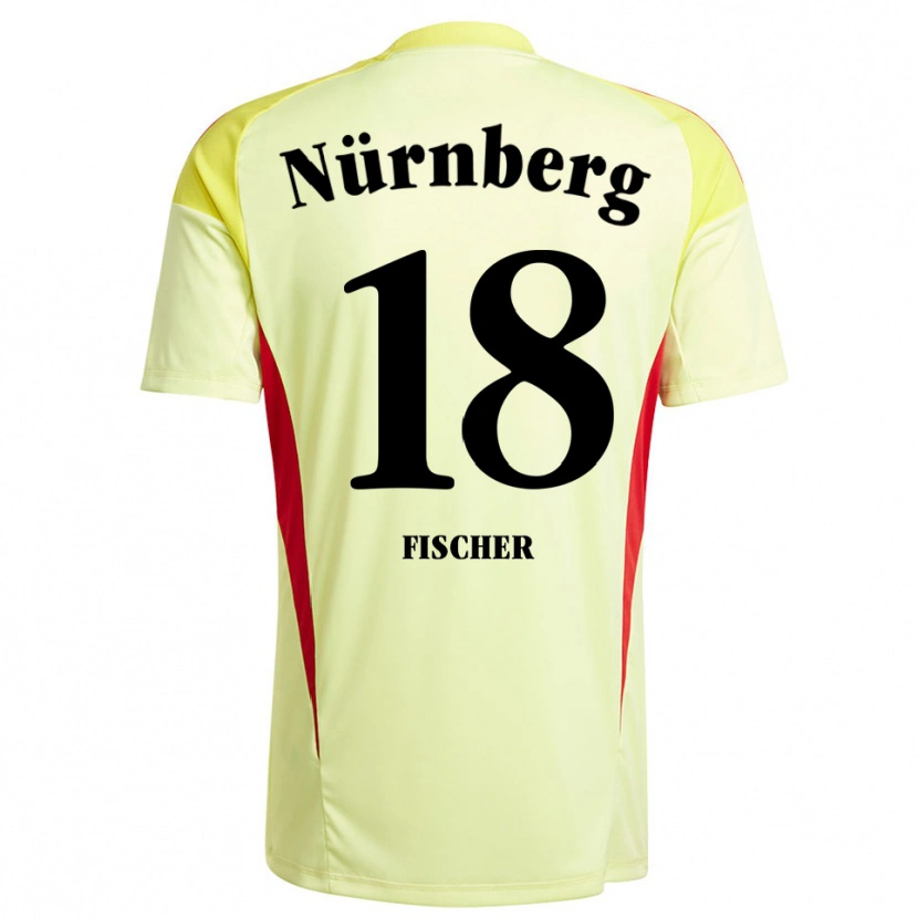 Danxen Men Jonas Fischer #18 Yellow Black Goalkeeper Jersey 2025/26 T-Shirt