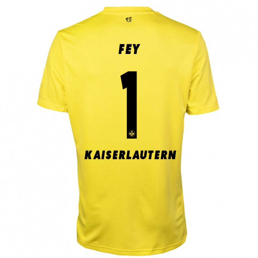 Danxen Men Tyler Fey #1 Yellow Black Goalkeeper Jersey 2025/26 T-Shirt