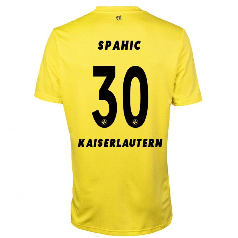 Danxen Men Avdo Spahic #30 Yellow Black Goalkeeper Jersey 2025/26 T-Shirt