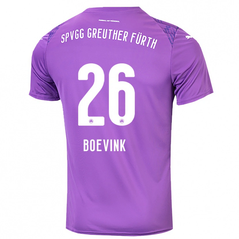 Danxen Men Pelle Boevink #26 Purple White Goalkeeper Jersey 2025/26 T-Shirt