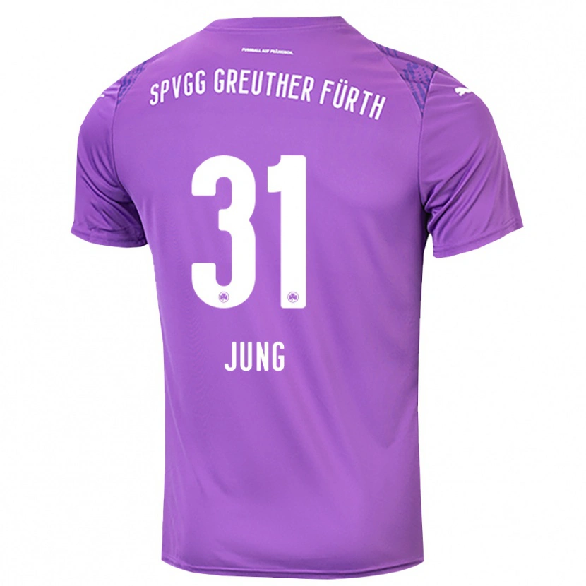 Danxen Men Sebastian Jung #31 Purple White Goalkeeper Jersey 2025/26 T-Shirt